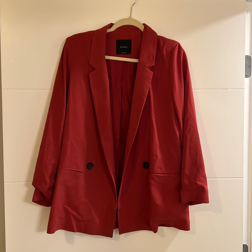 Burnt orange blazer